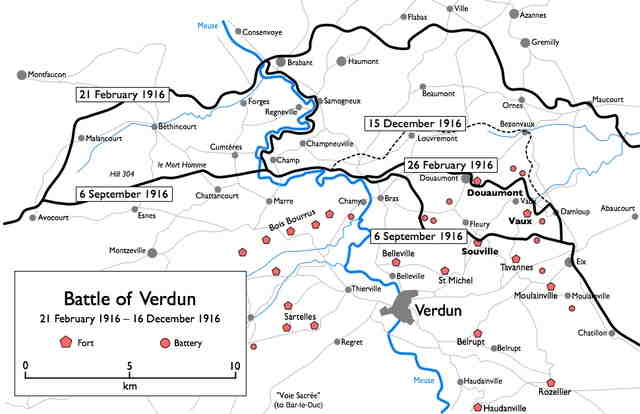 Battle of Verdun (February 21–December 18, 1916)